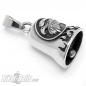 Preview: Stainless Steel Biker-Bell with Eagle Head Eagle Ride Bell Motorcycle Rider Bell Gift